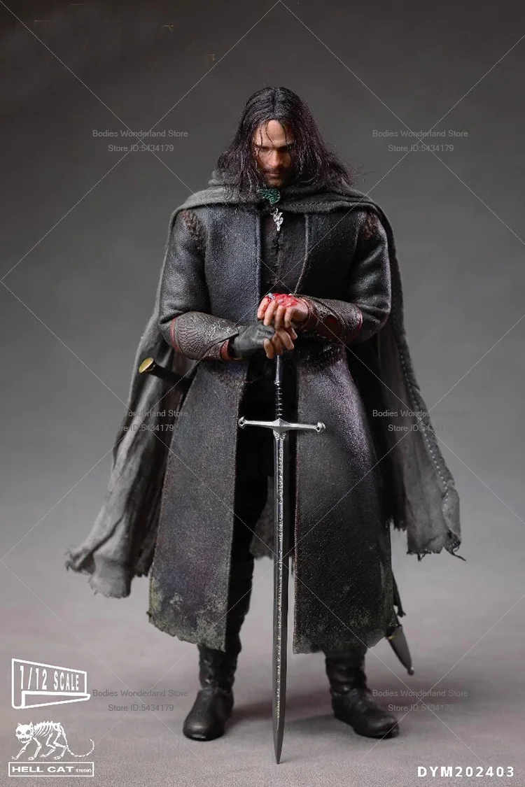

DYM202403 1/12 Scale Male Soldier Action Figure King of Western Rangers Classic Novel Character 6 Inch Full Set Collectible