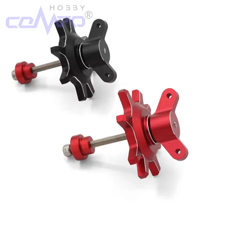 

1Pc Metallic Tire Assembly/Disassembly Aid Tool for 1/10 RC Crawler Car 1.9 2.2 Inch Beadlock Wheel Rim Color Black/Red