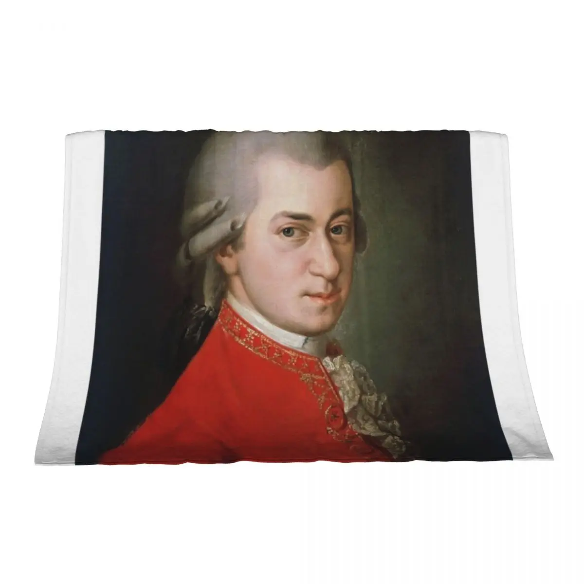 

Wolfgang Amadeus Mozart Throw Blanket Sofa Furrys Thins decorative Blankets