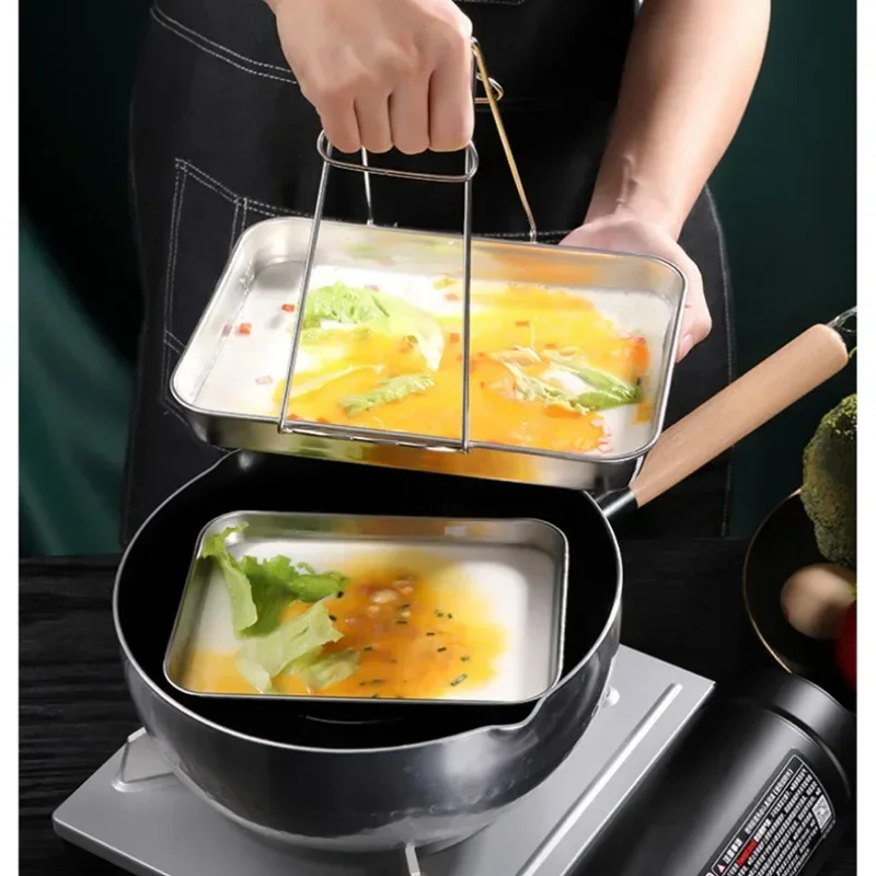 Rectangular Nonstick Pan Stainless Steel Cookie Cooking Sheet Baking Tray Steamed Sausage Dishes Fruit Grill Fish Plate Bakeware