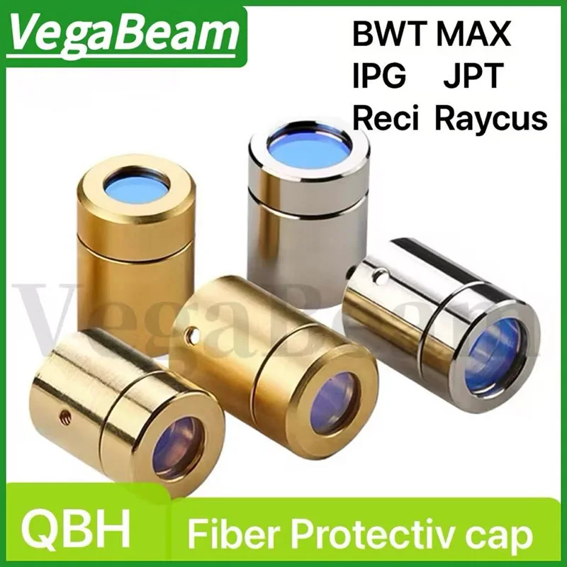 Reci MAX Raycus Fiber Optic Crystal Schutzkappe IPG BWT QBH Schutzkappe JPT GW Laser Glasfaser Quellschutz Windows
