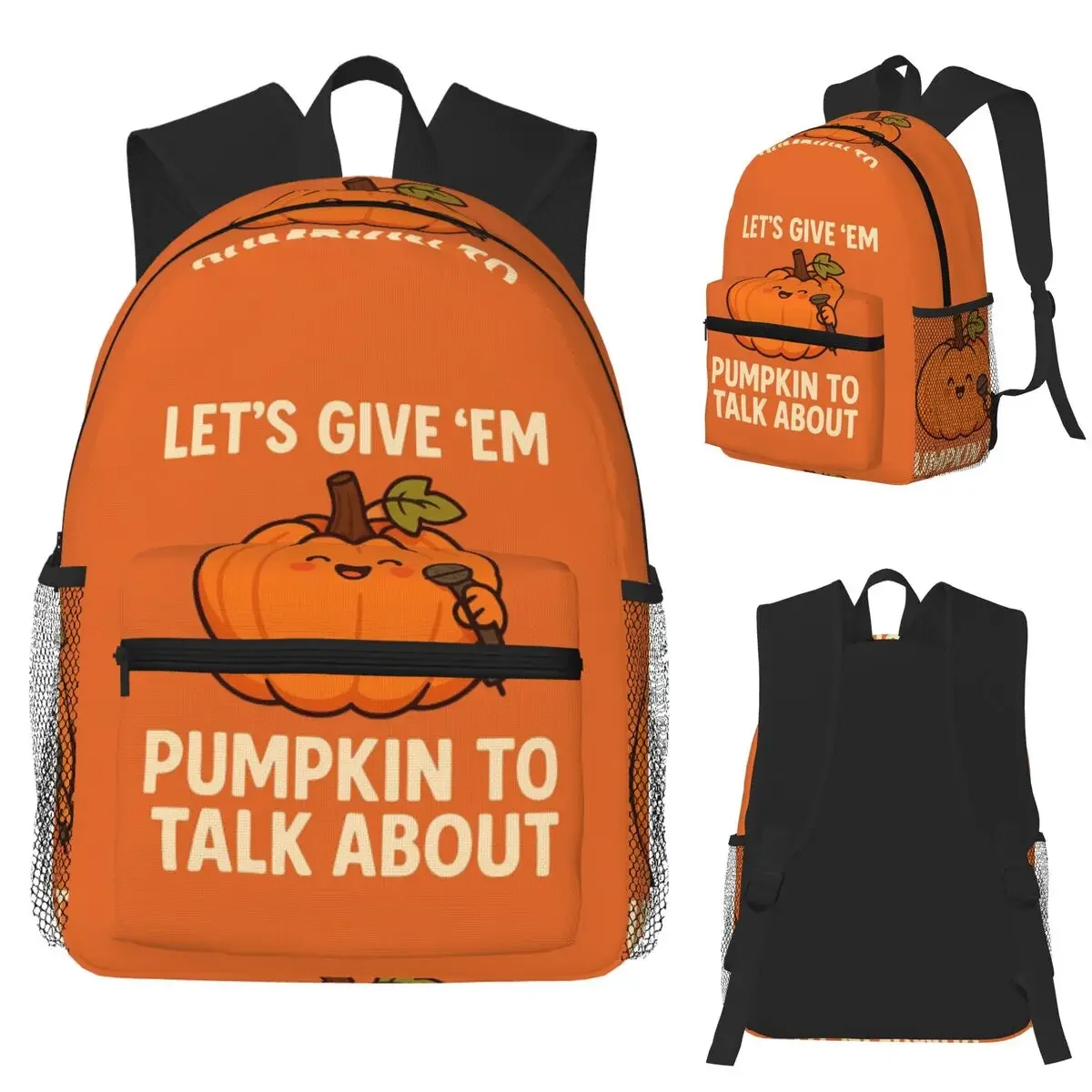 

Давайте будем тыква, чтобы говорить о пение, тыквы, студенческий рюкзак, школьная сумка, походный дорожный рюкзак, сумка для книг, сумки на плечо