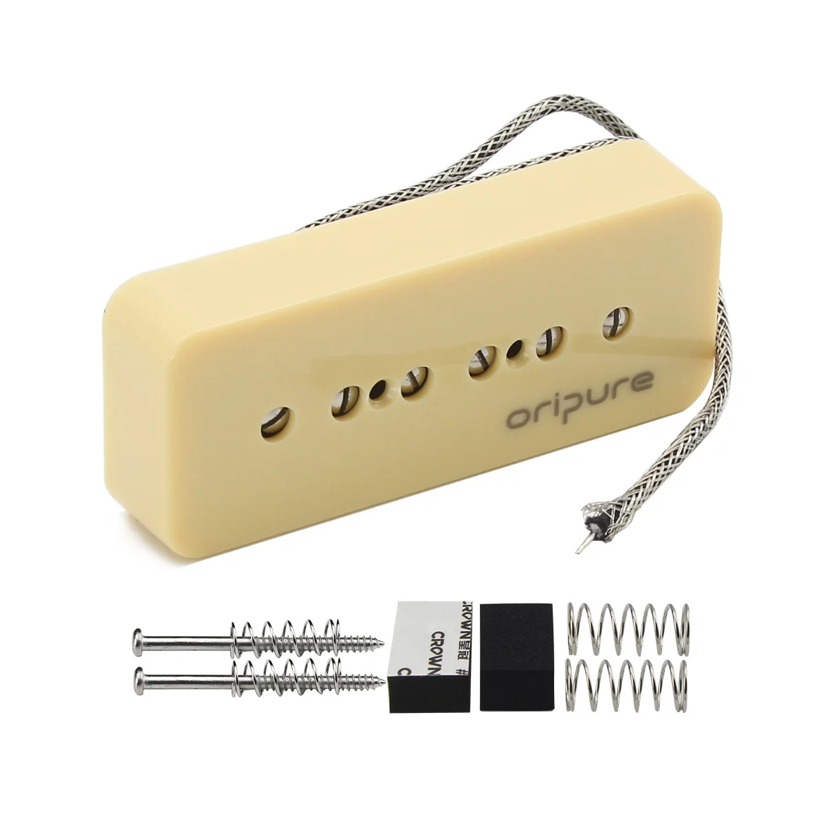 OriPure P90 Alnico 5 Guitar Single Coil Pickup Bridge Pickup for LP Guitar Parts