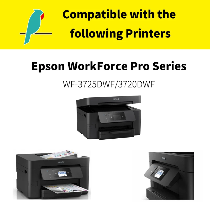 T3471 Printer Ink Cartridges Compatible with 34 34XL for Epson Workforce Pro WF-3720DWF WF-3725DWF WF-3720 WF-3725 WF3720 WF3725