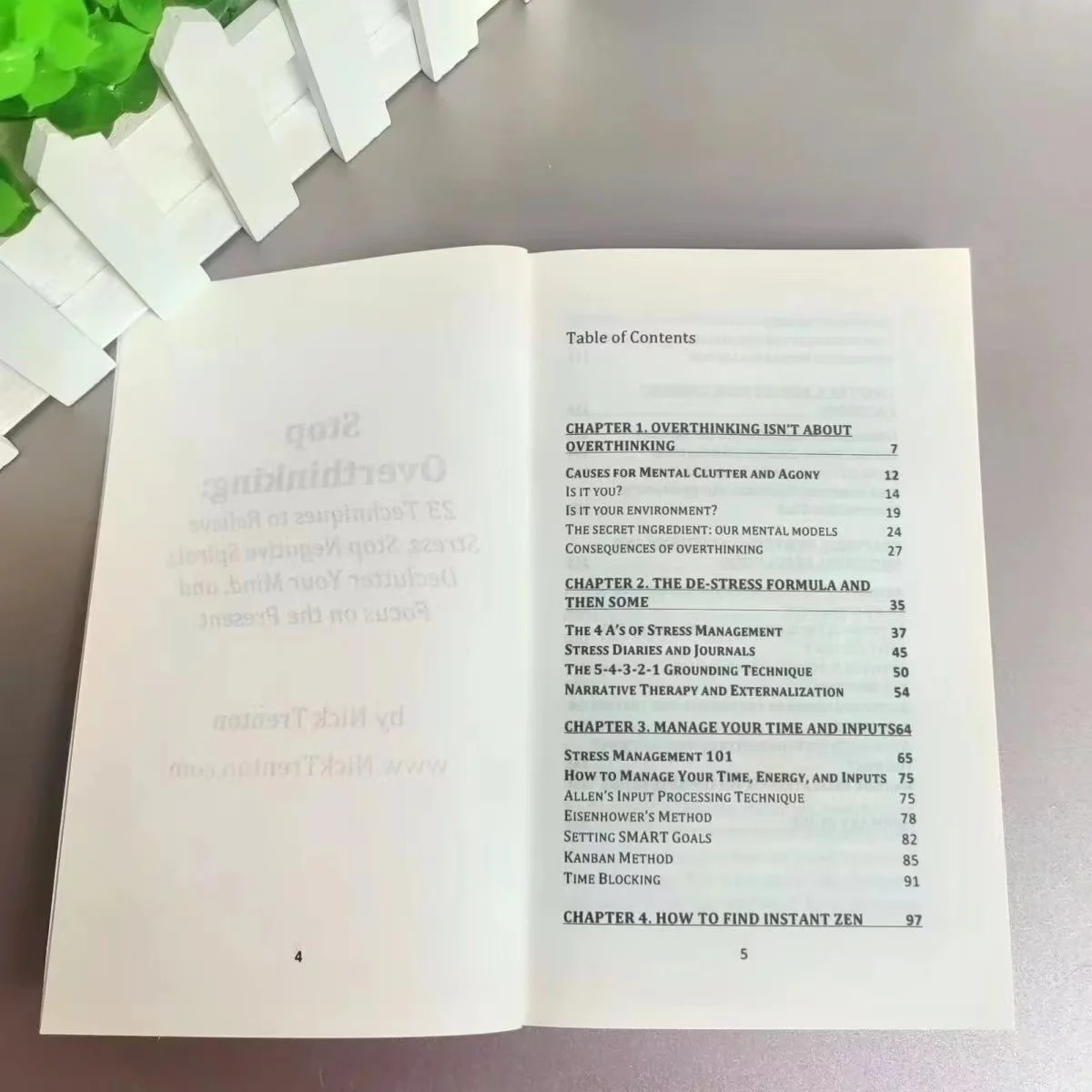 Stop Overthinking: 7 Techniques to Silence Your Thoughts, Anxiety Relief & Find Inner Peace - English Paperback Self Help Book