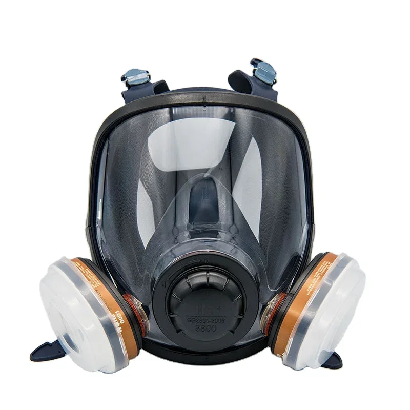 

7 pieces Full Face Respirator Gas Mask Dust Filter Industrial Chemical Respirator Gas Mask