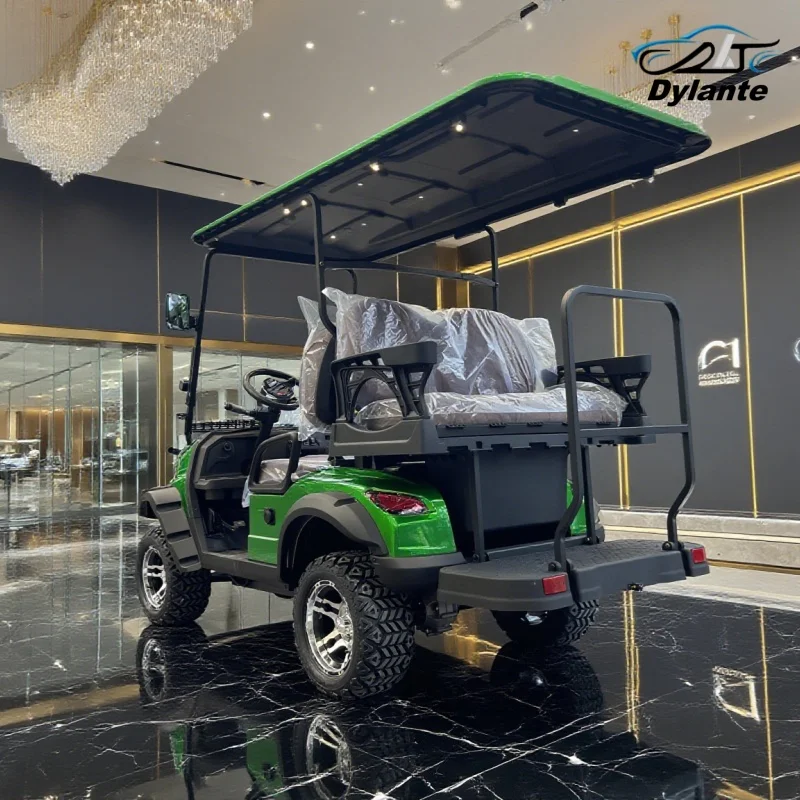 

High Power CE 5000W Motor Golf Scooter 60V Lithium Battery 4 Seater Street Legal Electric Golf Cart All-Terrain Off-Road Vehicle