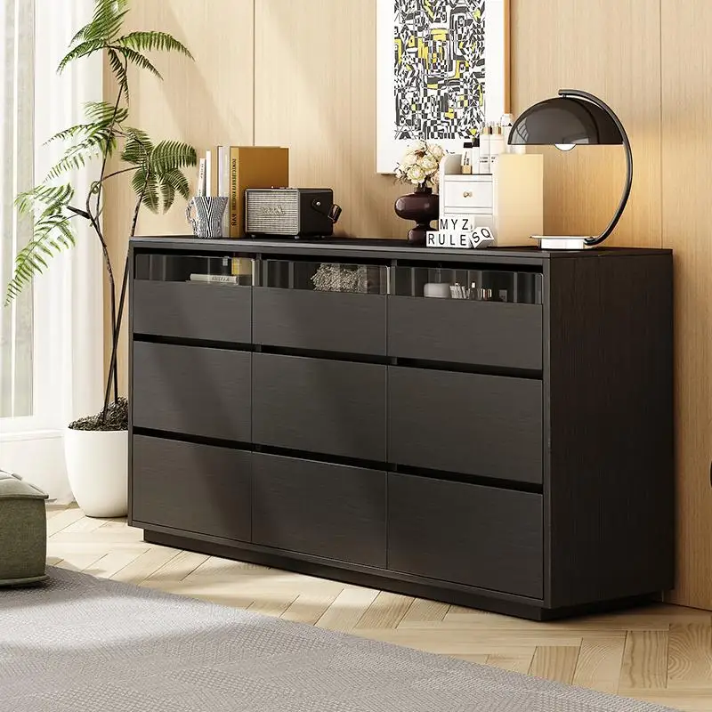 

9-tier chest of drawers sideboard Multipurpose luxury living room modern shelves kitchen display Storage locker furniture