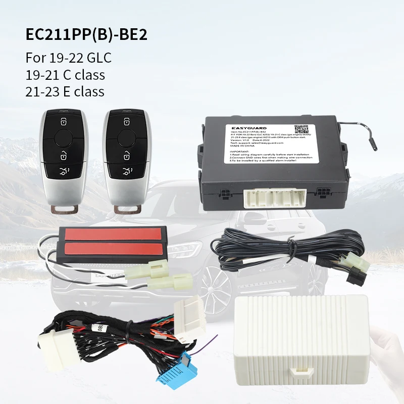 

EASYGUARD CANBUS PKE Пассивный бесключевой доступ Система дистанционного запуска Push Start Подходит для автомобилей Benz Подходит для GLC X253/C class W205/ W213