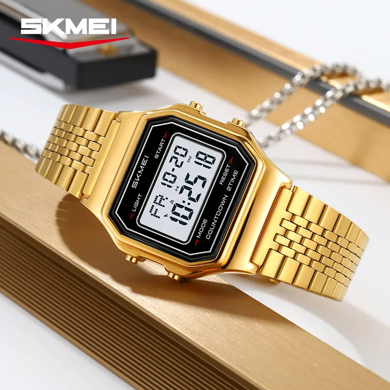 Men's Luxury Digital Watch with Waterproof Feature