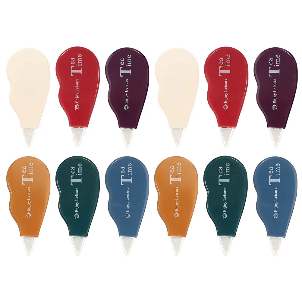 

12pcs Small Correction Tape Set Instant Correcting Tapes For Students Stationery Portable Adhesive Writing School Supplies