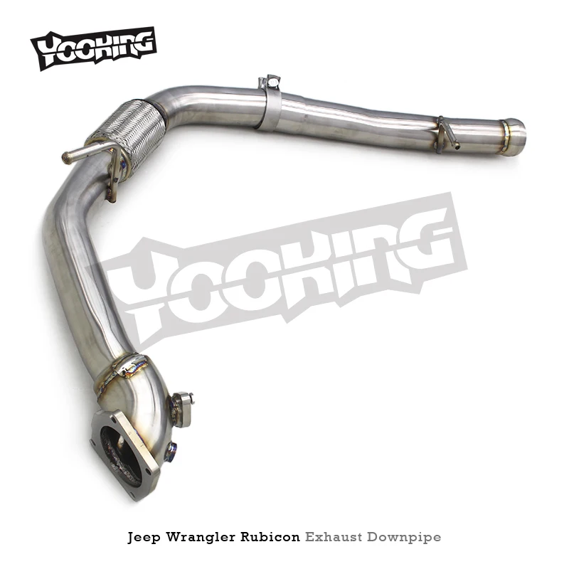ODM  Header Straight Downpipe for Jeep Wrangler Rubicon JL 2.0T 2018-2020