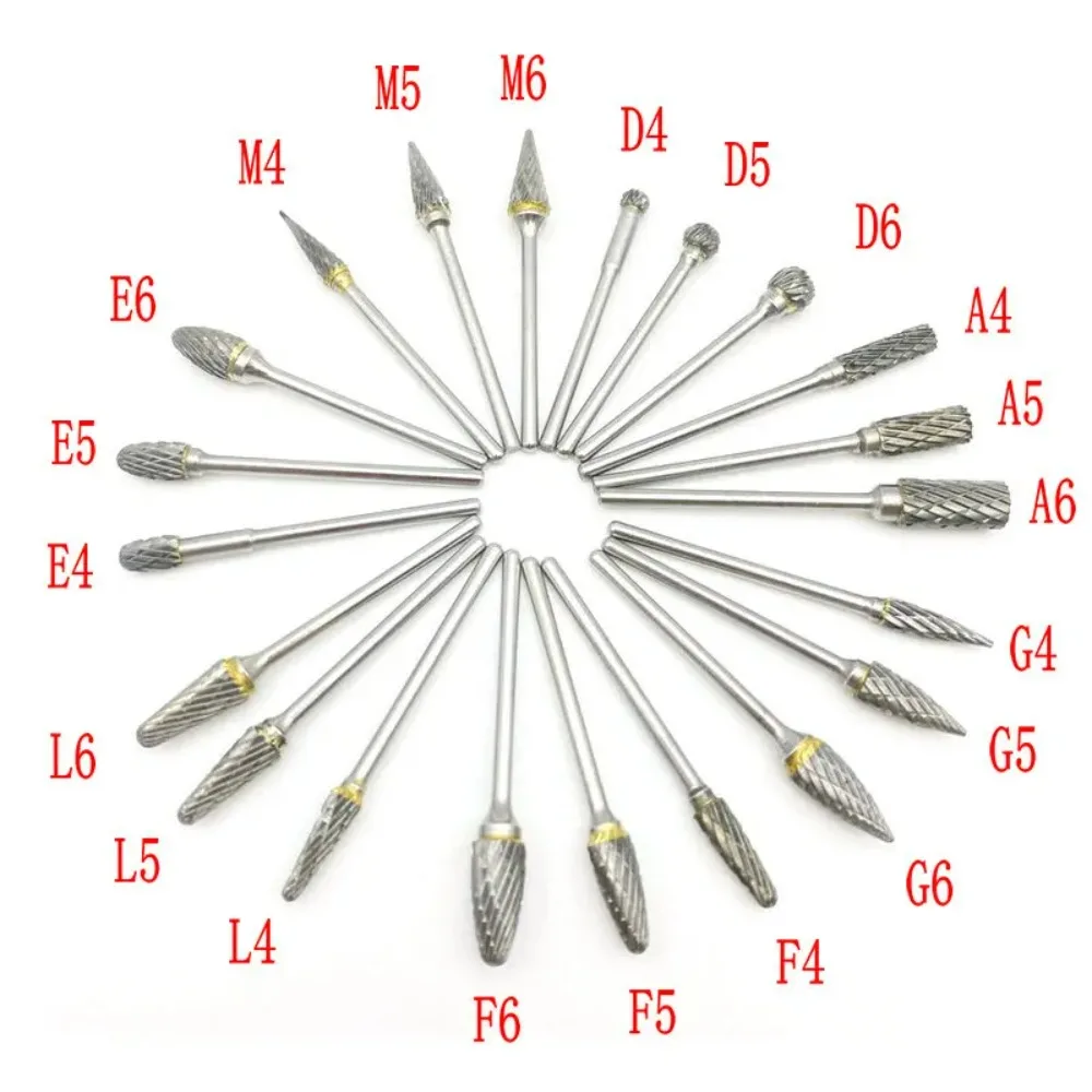 

10pcs Dentist Material Tungsten Steel Carbide Bur Cutter Rotary Burs Double Diamond Cut Rotarys Dental 2.35mm Polishing Tools