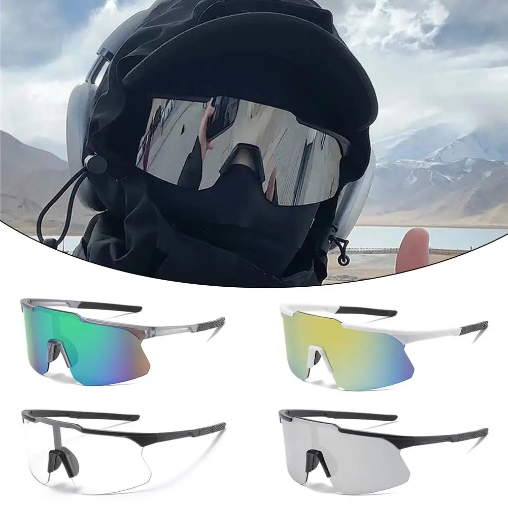 UV400 Anti-Ultraviolett-Radbrille, Outdoor-Sport, Herren- und Damen-Sonnenbrille, Bergsteigen, Skifahren, winddicht, modisch, cool