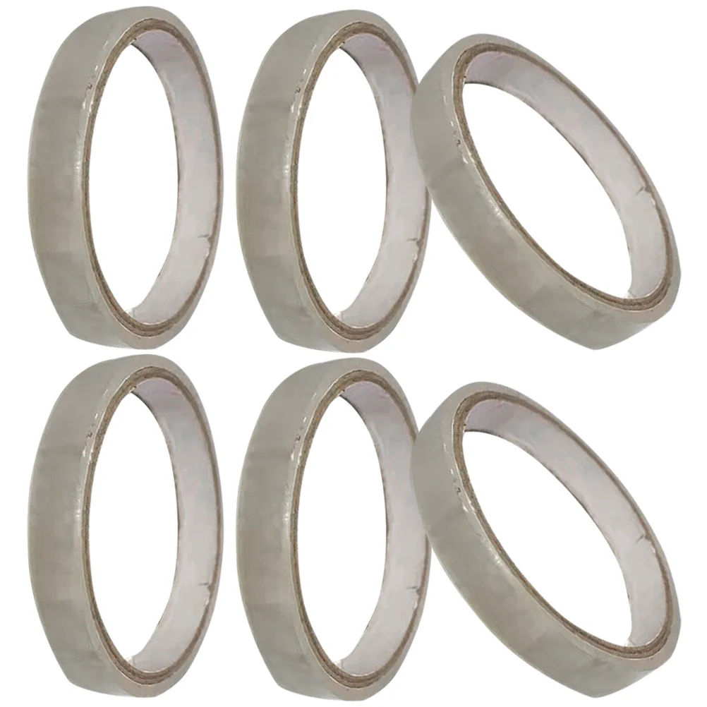 6Pcs Night Glow Sticky Ball Tapes Stress Relief Decompression Adhesive Glow in Dark Tape for Kids Relaxing Fun DIY