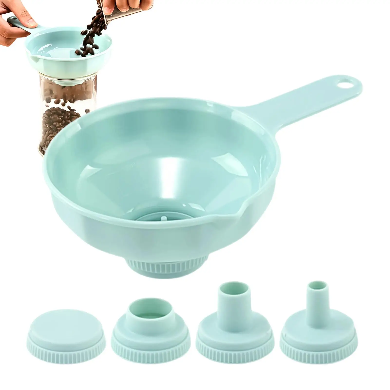 Canning Funnel Wide Mouth Jar Funnel Jam Salad Dressing Wide Mouth Funnel Wide Mouth Oil Leak Multifunctional Kitchen Tool