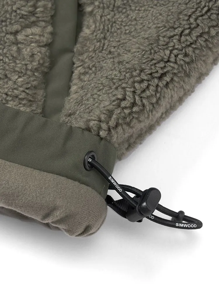 Simwood 2024 Herbst Winter neue übergroße Sherpa Jacke Männer warme Thermo mäntel plus Größe Marken kleidung