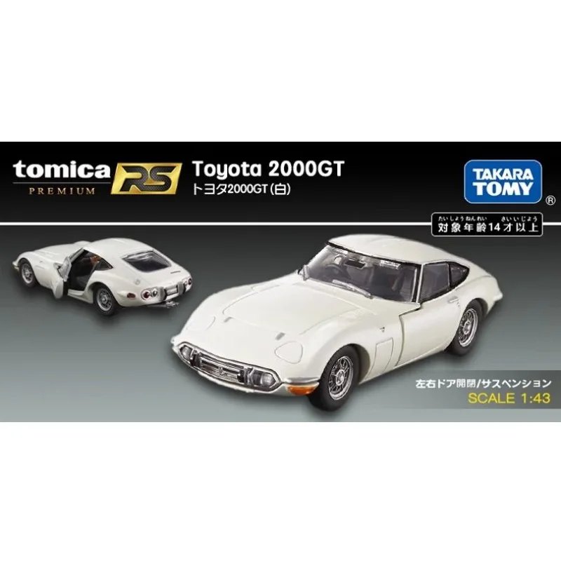 Novo takara tomy tomica diecast brinquedo carro toyota 2000gt branco edição limitada colecionável requintado decorações de mesa presente