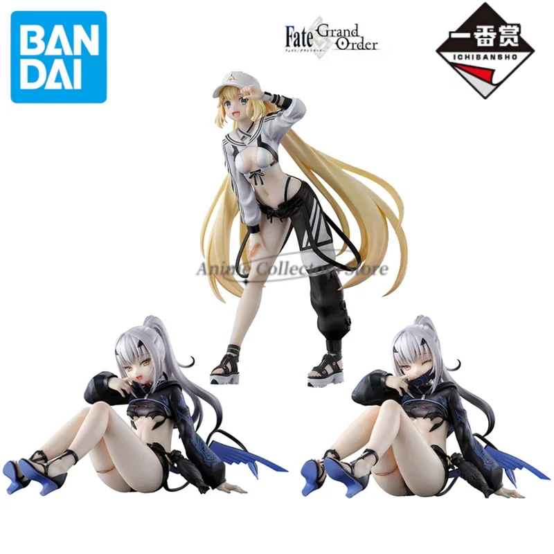 BANDAI Genuine Ichiban Kuji Fate/Grand Order Lancer Altria Caster Anime Action Figures Toys for Boys Girls Gift Model Ornaments