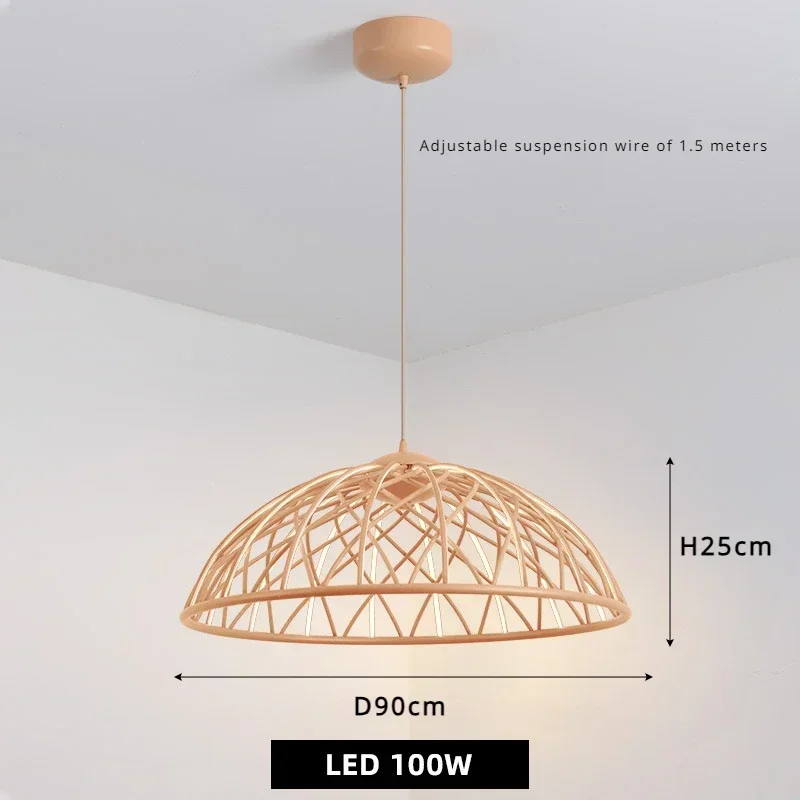 

Modern Italian Simple Dining Room Chandelier Designer Artistic Creativity Bedroom Dining Table Living Room Woven Mesh Lamps