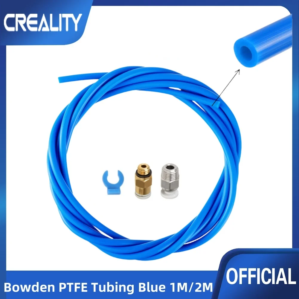 CREALITY Bowden PTFE Tubing Blue 1M/2M 3D Printer Parts for 1.75mm Filament Premium PTFE Resin Imported from Japan