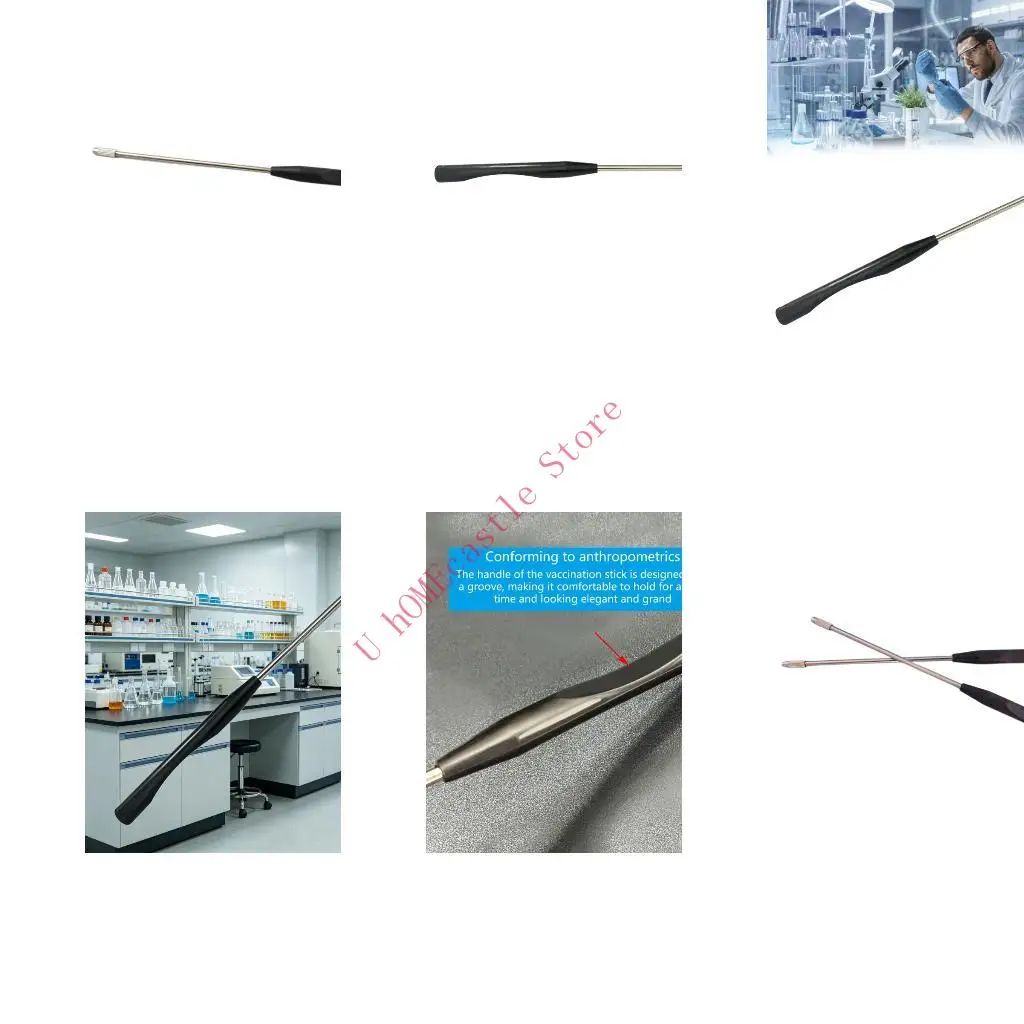 63HF 22Cm Coppers Inoculating With Insulated Handle Inoculation Rod for Safe Use