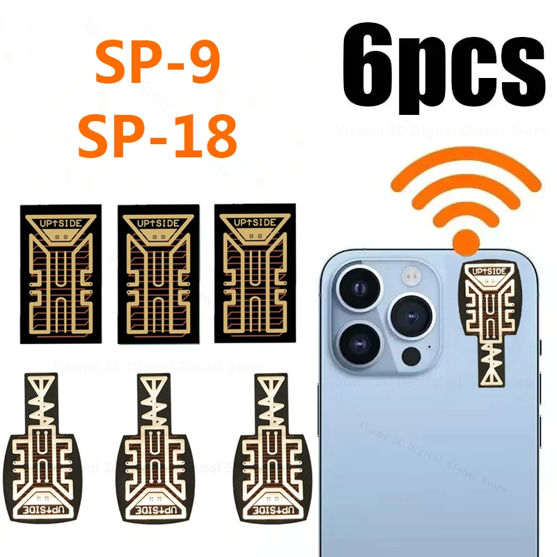 SP18 Signal Amplifier Portable Mobile Phone Antenna Signal Enhancement Sticker Booster For Iphone Samsung Mi Universal Stickers