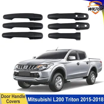 Sady karoserií pro Mitsubishi L200 Triton 2015-2018 ABS matně černé autodíly kryty předních a zadních světel exteriérové příslušenství 6 nejlepší prodej Body kit Triton L200 - №5