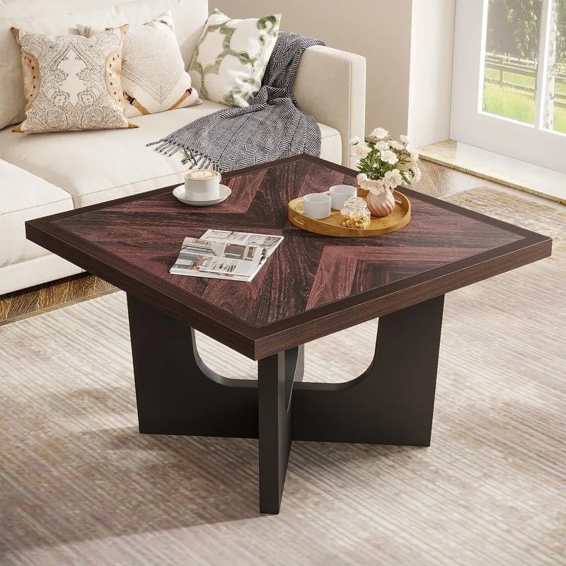 

Tribesigns Stylish Modern Wood Coffee Table