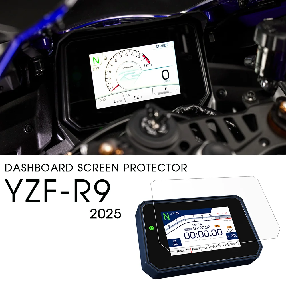 2025 YZF-R9 R9 Dashboard Screen Protector for YAMAHA YZF R9 Accessories TPU Instrument Film For Yamaha R9 YZF-R9