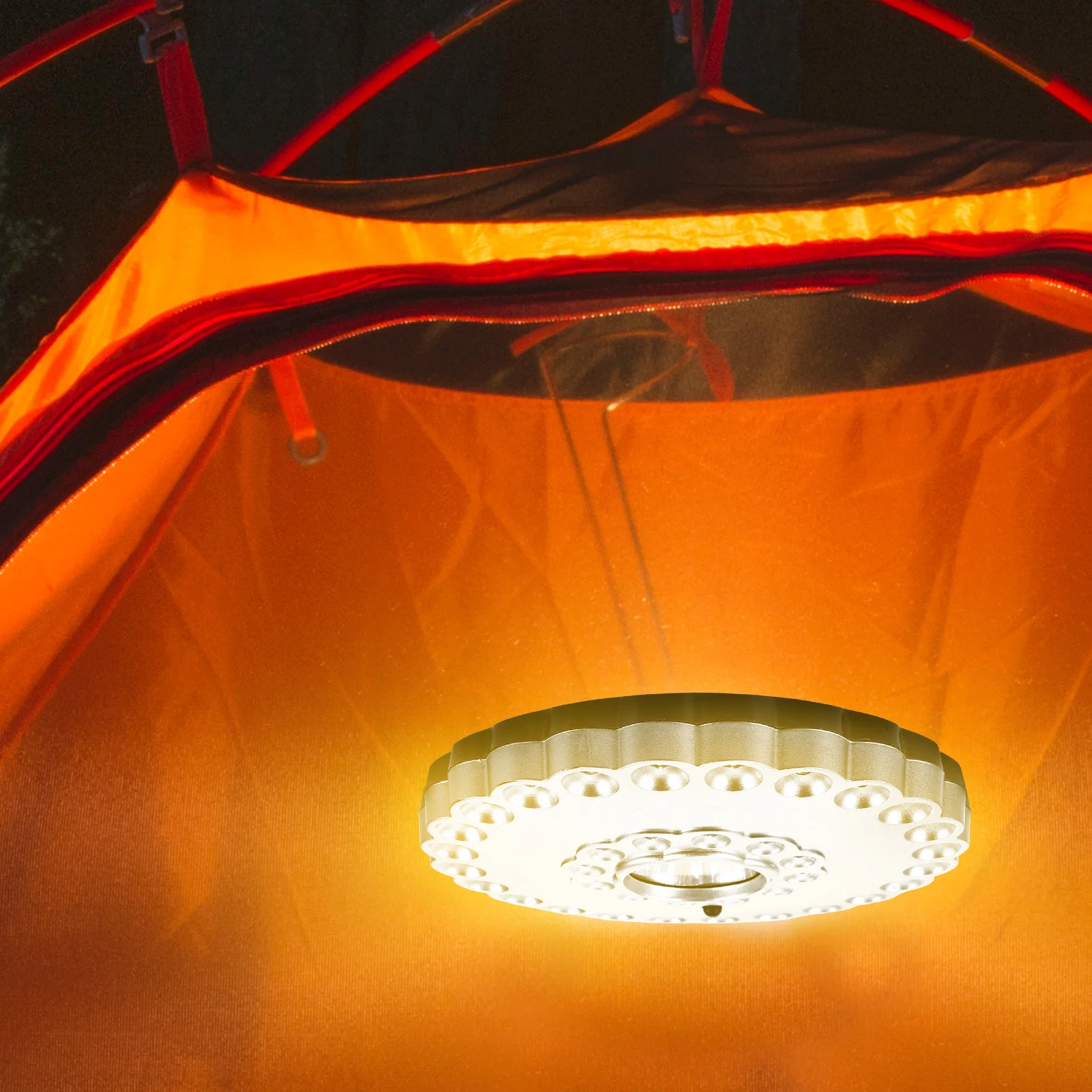 

LED Camping Lamp 48 High Brightness LED Bulbs Powered Patio Umbrella Tent Light Solar Outdoor Lighting