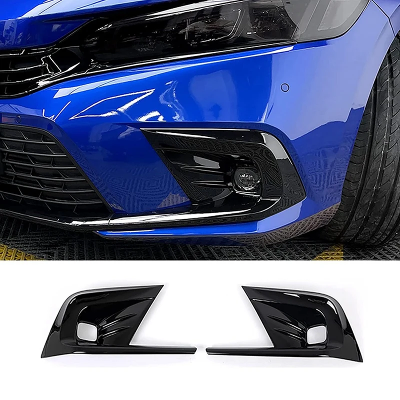 

Car Front Fog Light Lamp Cover Trim Bumper Protector Decoration For Honda Civic 11Th Gen 2022 2023 Component