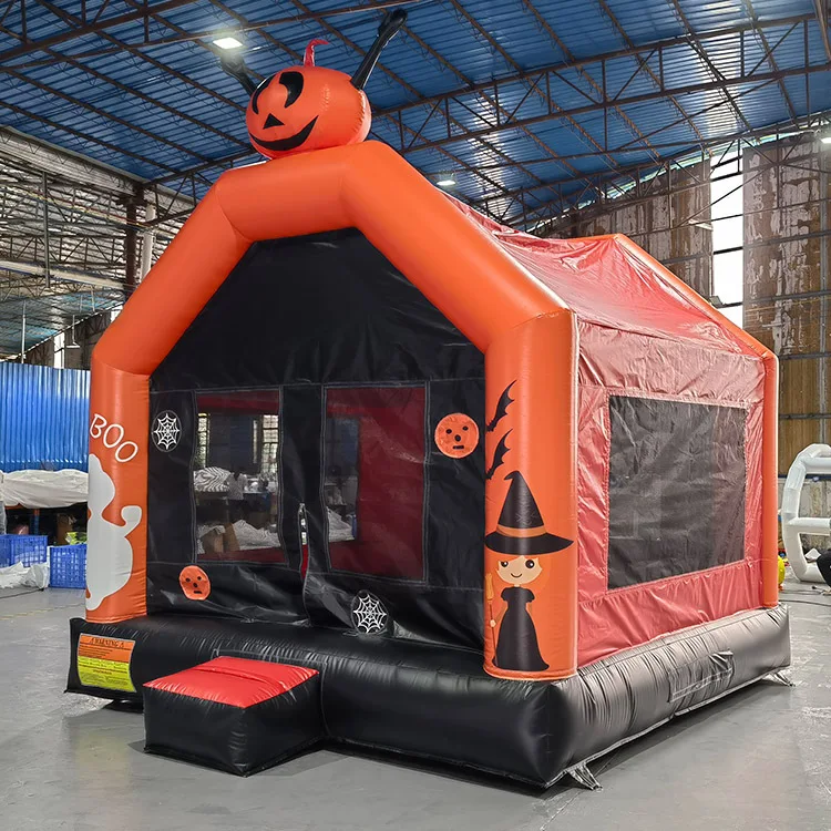 

Hot item bouncer pumpkin bouncy castle giant inflatables outdoor halloween inflatable haunted house