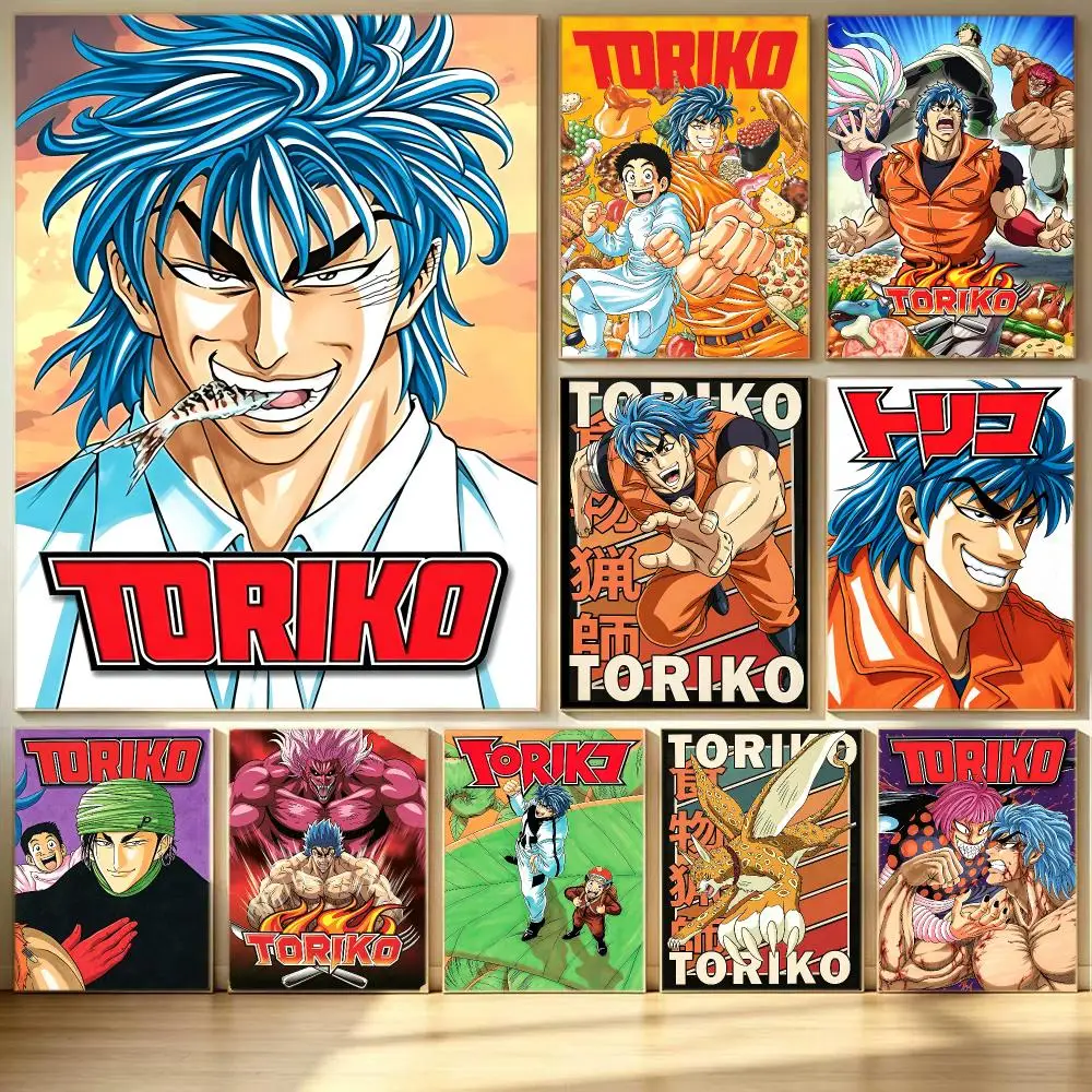 anime Toriko Poster Poster HD  Printing Soothing and Cream Style Home Decor for the Living Room cafes Gift Giving