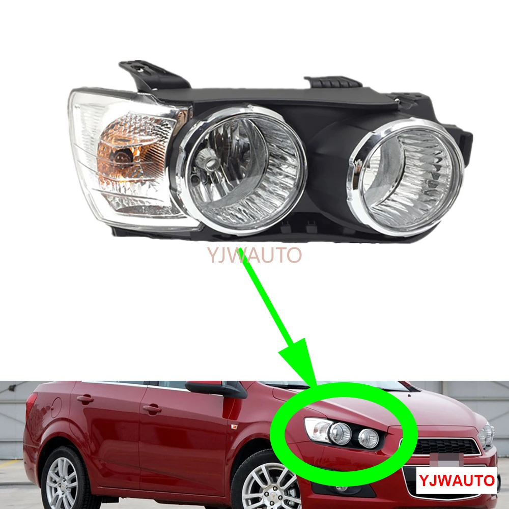 

For Chevrolet AVEO 2011-2013 Headlights Car Headlamp Assembly Daytime Running Light Auto Whole Car Light Assembly