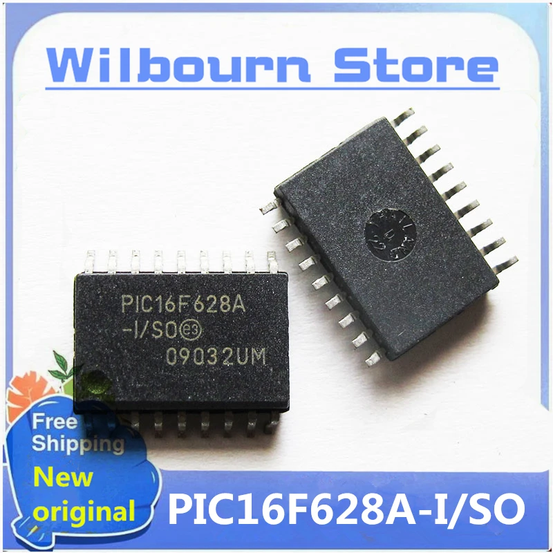 free shipping  10pcs/lot PIC16F628A-I/SO PIC16F628A 16F628A PIC16F628 16F628 SOP18 New original stock