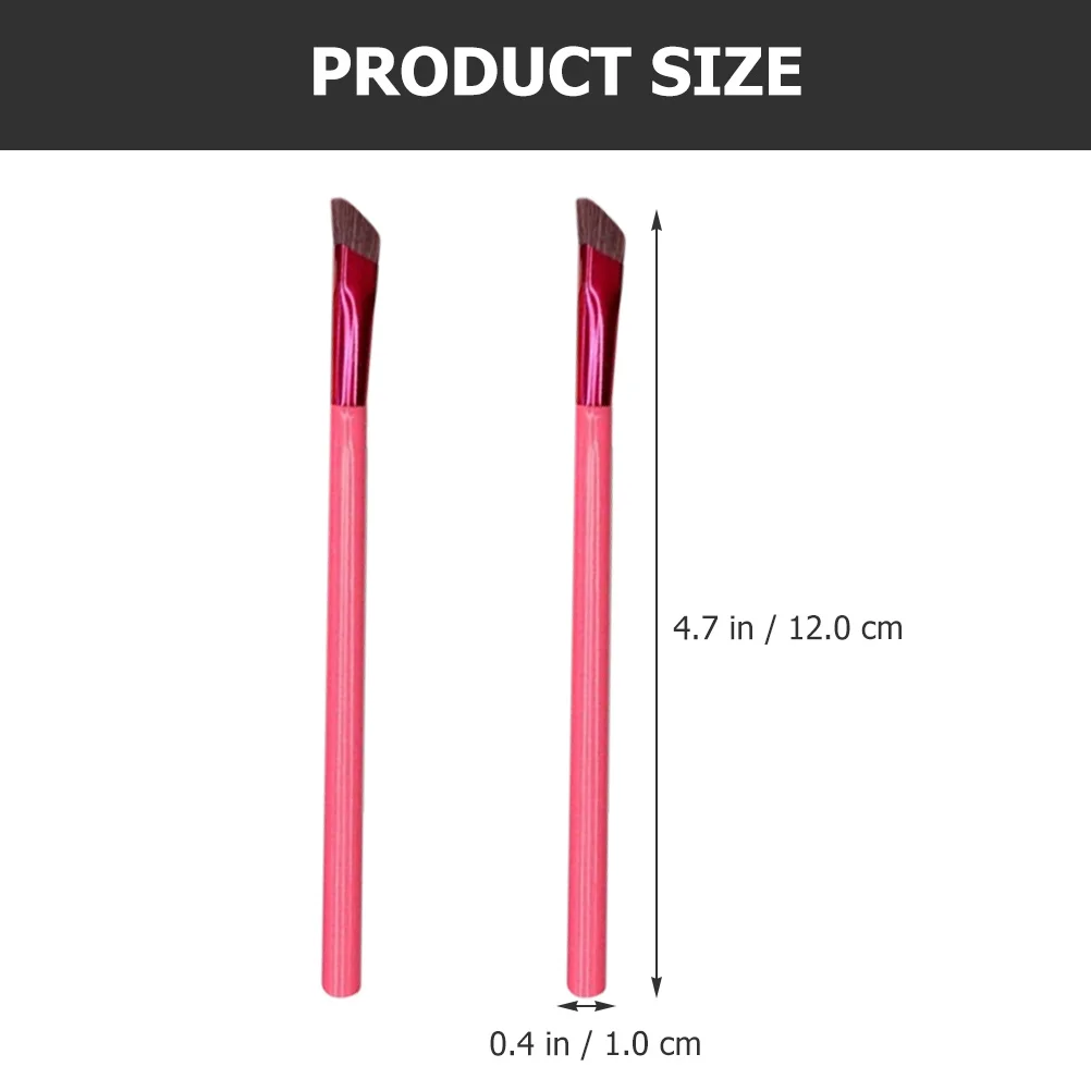 2pcs Cosmetics Eyebrow Women Makeup Angled Makeup eyebrow brush angled eyebrow brush eye brow concealer brush