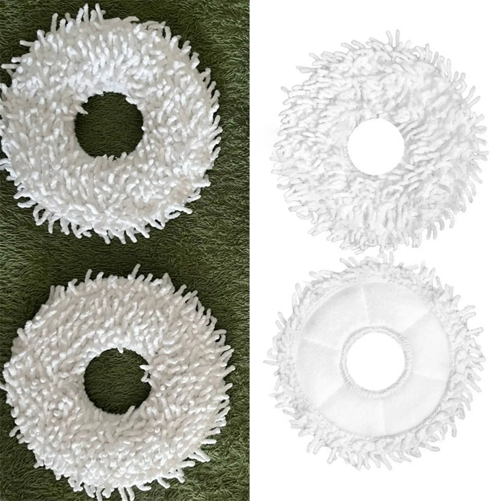 

B06B-Mop Cloth For Dreame Bot W10 / W10 Pro Sweeping Robot Vacuum Cleaner Accessories Replacement Mop Pad Spare Parts