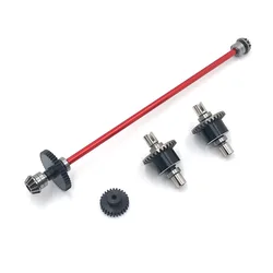 Metal Upgrade Center Drive Shaft Differential Assembly 27T Motor Gear For WLtoys 1/12 124016 124017 124018 124019 RC Car Parts