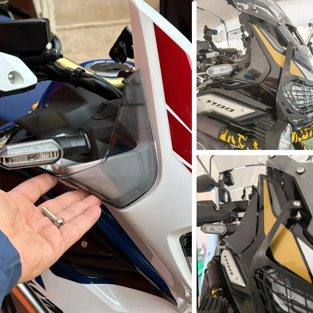 CRF1100L Front Side Windshield Windscreen For Honda CRF 1100 L Africa Twin Adventure Sports 2020 2021 2022 2023