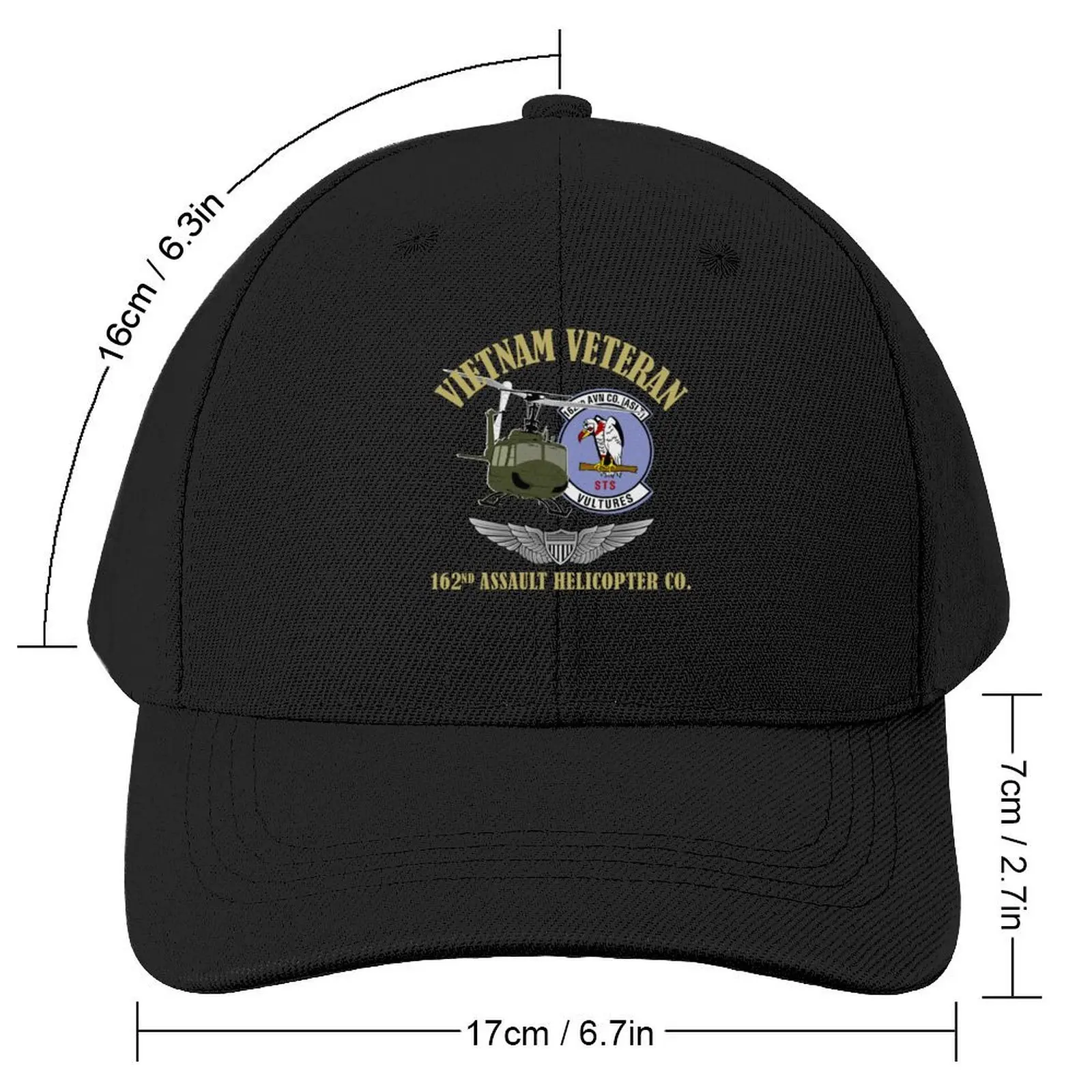 162nd Assault Helicopter - Vietnam Veteran Baseball Cap Horse Hat Hat Man Luxury Men's Luxury Women's