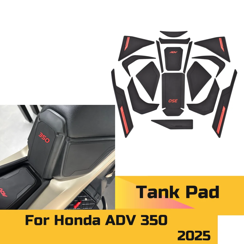 ADV350 Side Fuel Tank Stickers Waterproof Pad Sticker For Honda ADV 350 2025 Oil Tank Cover Motorcycle Accessories