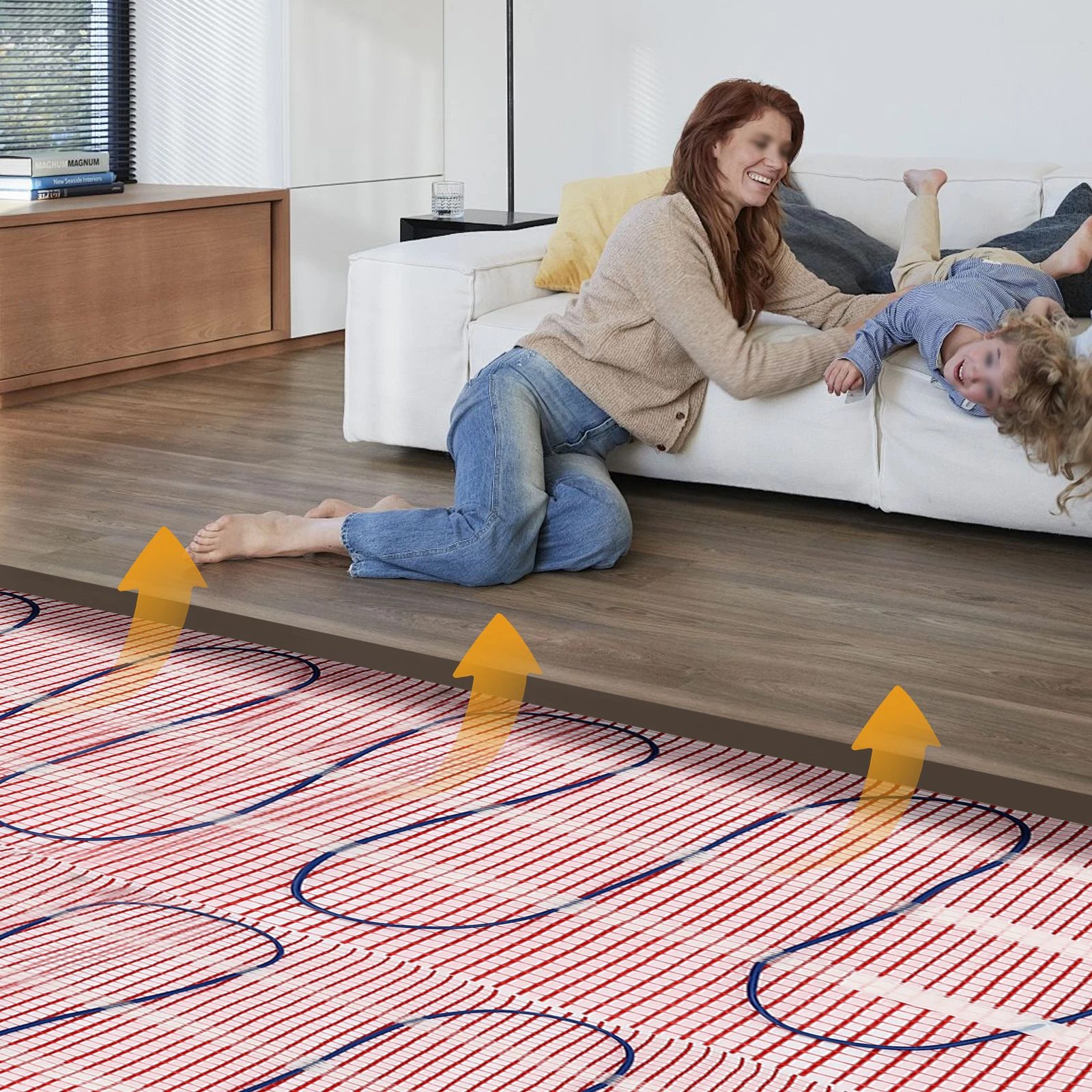 Heat Mat Kit, Floor Heating System, Heating Floor Mat