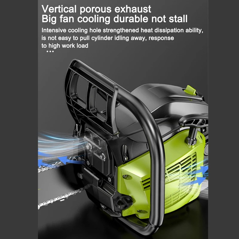 

89 Deepening Cylinder Chain Saw Small Multi-Function Handheld Household Original 2400w High-Power Fuel-Saving Logging Saw
