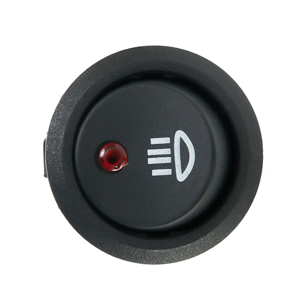 

Car Fog Lights Rocker Switch ON-OFF 3Pin Electrical Equipment With Lighting Indicator Light DC 12V 20A On-OFF Rocker Switch