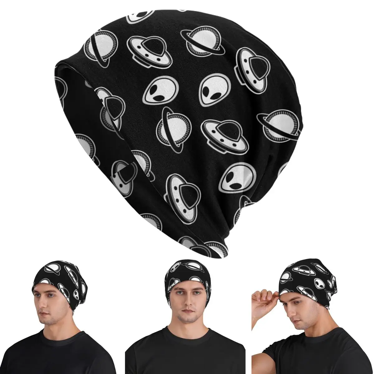 

Aliens! Skullies Beanies Hats Warm Autumn Winter Outdoor Cap Knitted Bonnet Caps for Men Women Adult