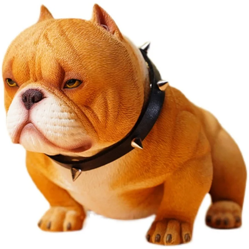 

Mini bully, trendy play cute animal figure simulation pet dog model ornament periphery