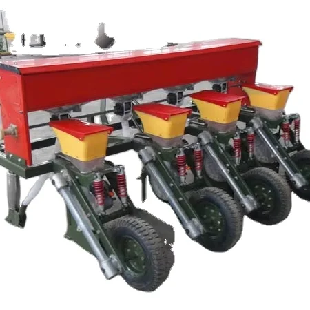 

4-Row Corn & Soybean Precision Seeder New/Used Multi-Row Maize Planter With Motor/Engine For Home Use Farming Tractor Attachment