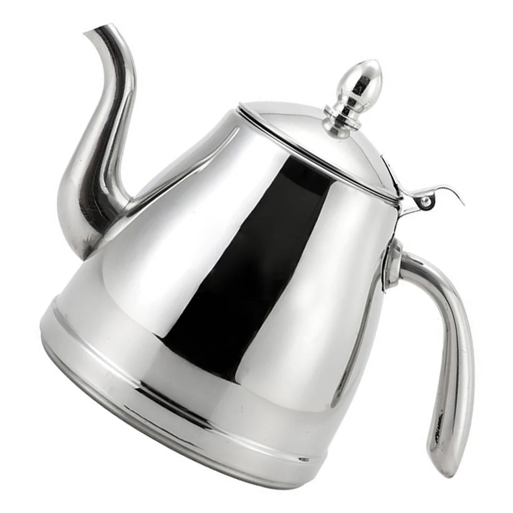 

Stainless Steel Tea Kettle Water Stove Top Kettles Stovetop Teapot Metal Whistling