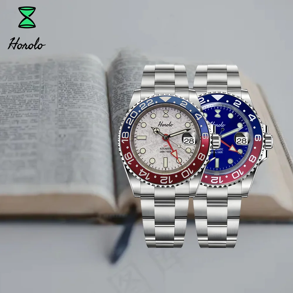 Horolo Luxury Stainless Steel Water Resistance Submariner Luminous Watches Automatic Movement Mechanical Watches Man's Watch